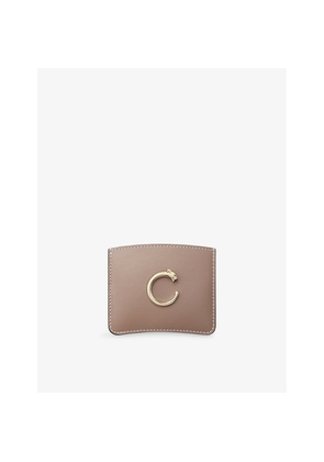 Womens Panthère De Cartier Leather Card Holder