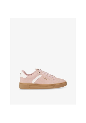 Womens Carvela Daze Gum-Sole Faux-Leather Low-Top Trainer