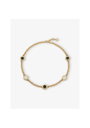 Womens Bvlgari Bvlgari 18ct Yellow-Gold, Mother-Of-Pearl and Onyx Necklace