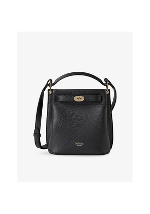 Womens Mulberry Mini Islington Grained Leather Bucket Bag
