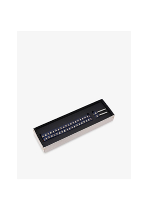 Golden Goose Metallic Star-Print Woven Laces