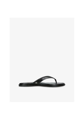 Womens Sam Edelman Remi Faux-Leather Flat Sandals