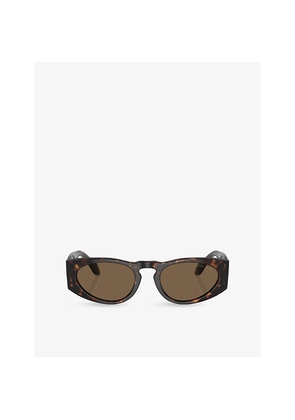 Giorgio Armani Ar8216 Rectangle-Frame Acetate Sunglasses