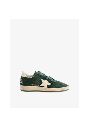 Womens Golden Goose Ball Star Suede Trainers