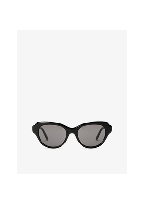 Womens Loewe Swan Cat-Eye Acetate Sunglasses