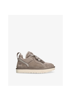 Womens UGG Lowmel Suede and Mesh Low-Top Trainers