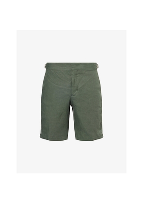 Mens Orlebar Brown Regular-Fit Norwich Linen Shorts