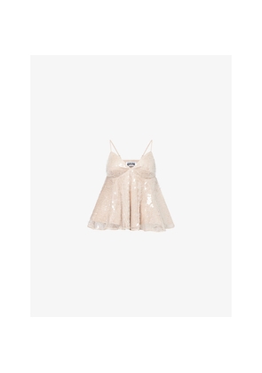 Womens Amy Lynn Milana Sequin Woven Top