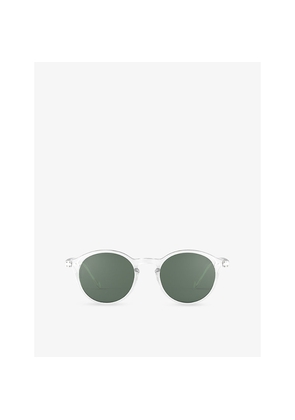 Izipizi #D Crystal Round-Frame Acetate Sunglasses