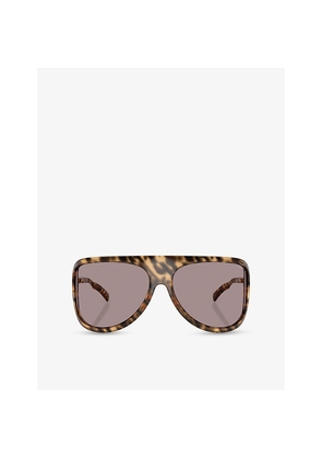 Miu Miu Mu A01S Aviator-Frame Acetate Sunglasses