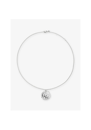 Womens Monica Vinader Taurus Zodiac Sterling-Silver Pendant Necklace