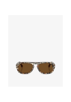 Persol Po3369S Pilot-Frame Acetate Sunglasses