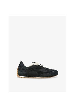 Womens Bottega Veneta Orbit Woven Low-Top Trainers