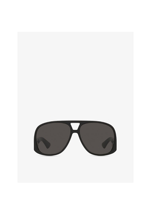 Saint Laurent Sl 652 Pilot-Frame Acetate Sunglasses