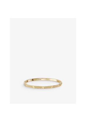 Womens Cartier Love 18ct Yellow-Gold and 0.95ct Brilliant-Cut Diamond Bracelet