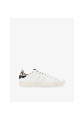 Mens Allsaints Leon Leather Low-Top Trainers