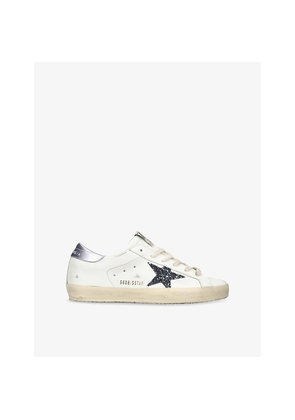 Womens Golden Goose Women's Super-Star Leather Low-Top Trainers