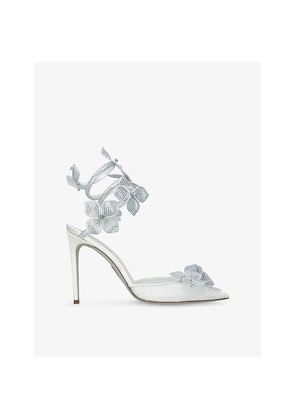 Womens Rene Caovilla Floriane 105 Embellished Heeled Sandals