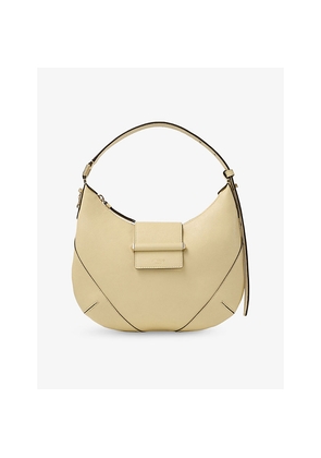 Womens Jimmy Choo Bar Hobo Small Leather Shoulder Bag