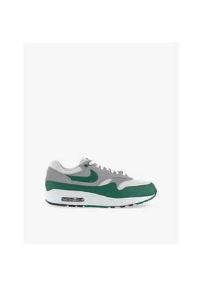 Mens Nike Air Max 1 Essential Suede, Faux-Leather and Mesh Low-Top Trainers