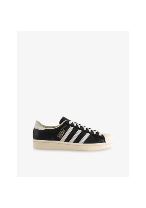 Mens Adidas Superstar Vintage Leather Low-Top Trainers