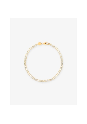 Womens Astrid & Miyu Gleam Bold Tennis Chain 18ct Gold-Plated Brass and Cubic Zirconia Bracelet