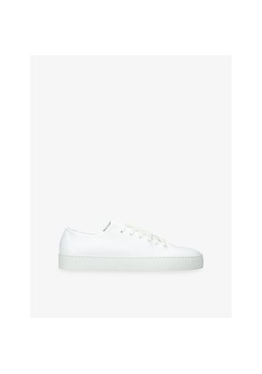 Mens Jak Atom Leather Low-Top Trainers
