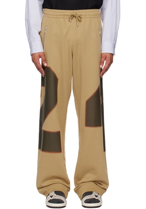 Dries Van Noten Beige Loose Sweatpants