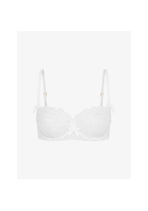 Womens Agent Provocateur Nelle Underwired Mesh Balconette Bra