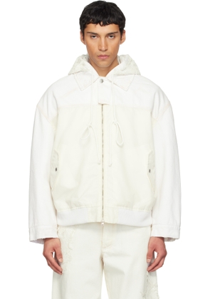 Song for the Mute Off-White TKL Edition Faded Denim Jacket