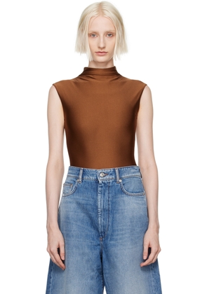 Sportmax Brown Cristin Bodysuit