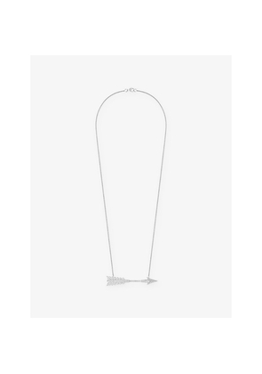 Boucheron Fleche 18ct White-Gold and 0.65ct Diamond Pendant Necklace