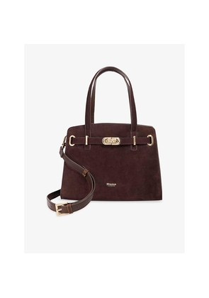 Womens Dune Dinidefine Medium Belted Leather Tote Bag