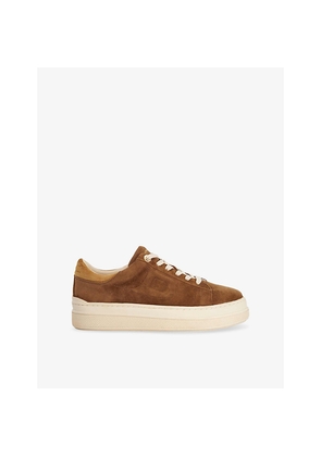 Womens Dune Eden Suede Trainers