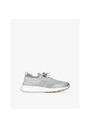 Mens Brunello Cucinelli Sportiv Knitted Trainers