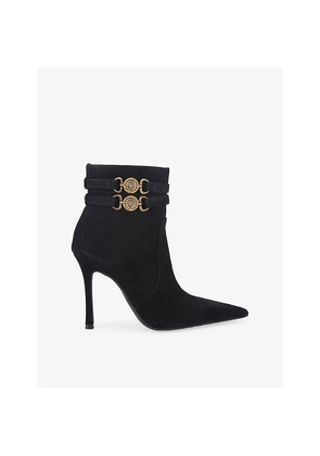 Womens Kurt Geiger London Mansion Heeled Suede Ankle Boots