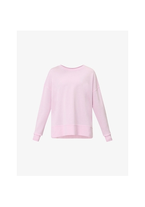 Womens Sweaty Betty After Class Longline Cotton-Blend Sweatshirt
