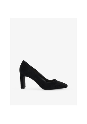 Womens Dune Arriving Suede Heeled Courts