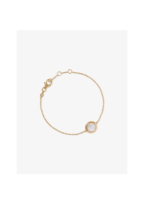 Womens Astley Clarke Stilla 18ct Yellow Gold Vermeil and Mother-Of-Pearl Locket Bracelet