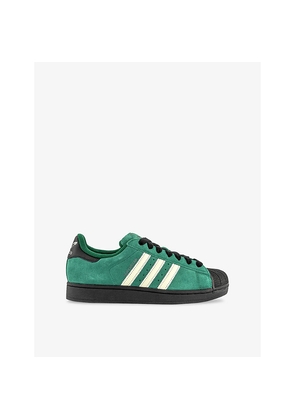 Mens Adidas Superstar II Suede Trainers