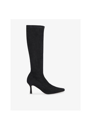 Womens Whistles Hera Stretch-Suede Boot