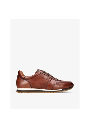 Mens Magnanni Zubiri Leather Low-Top Trainers