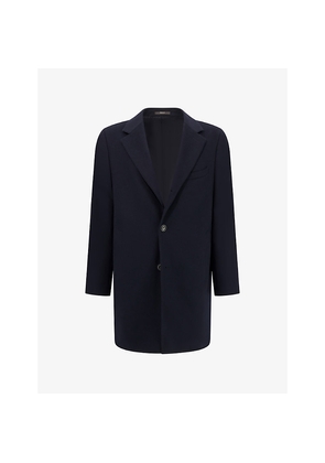 Mens Boggi Milano Single-Breasted Cashmere Coat