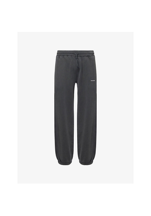 Mens Cole Buxton Mini Logo Wide-Leg Cotton-Jersey Jogging Bottoms