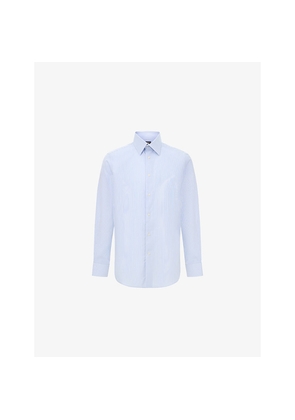 Mens Boggi Milano Striped Regular-Fit Cotton Shirt