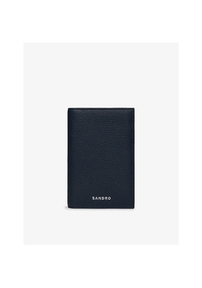 Sandro Grained Leather Card Holder