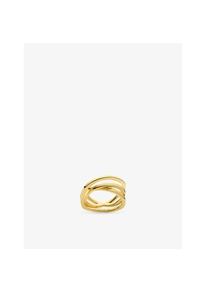 Womens Sif Jakobs Spirale Pianura 18ct Yellow Gold-Plated Sterling-Silver Ring