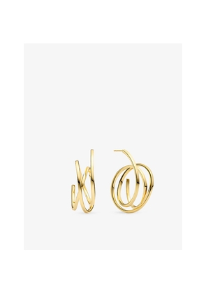 Womens Sif Jakobs Spirale Pianura 18ct Yellow Gold-Plated Sterling-Silver Earrings