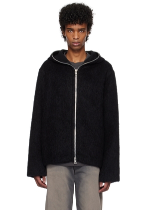 OUR LEGACY Black Full Zip Hoodie