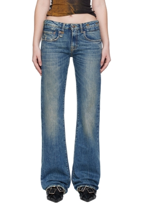 R13 Blue Boy Flare Jeans